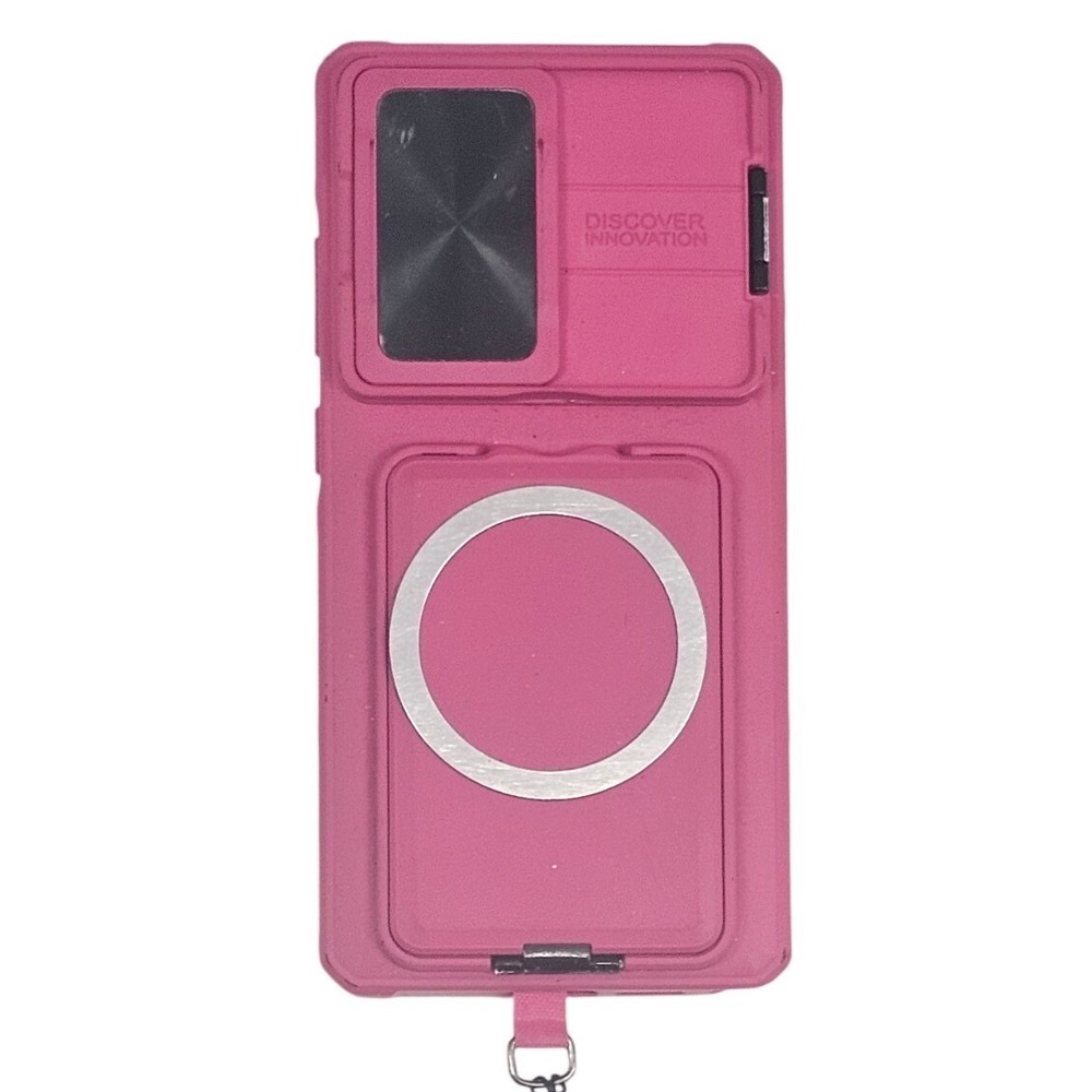 Nillkin Discover Innovation GalaxyS25 MagSafe CasePink‎ Camera Slide Kickstand